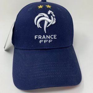 Equipe de France Casquette World Champions 2018 FFF hat - Navy - Adjustable OSFM